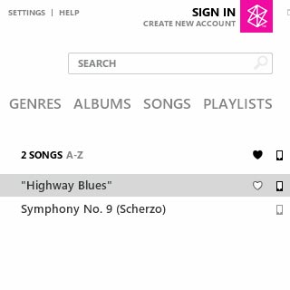 Select the required audio file and drag it to the phone icon.