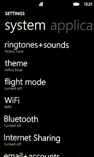 Press Bluetooth.