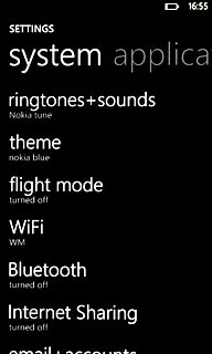 Press ringtones + sounds.
