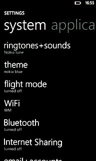 Press ringtones + sounds.