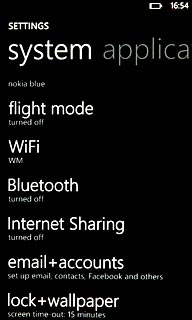 Press lock + wallpaper.