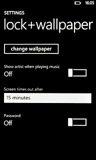 Press change wallpaper.Go to the required folder.