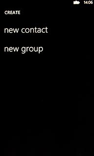 Press new contact.