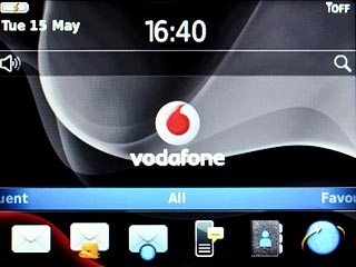 The battery charging icon shows that the battery is charging.Further information: Charge the battery