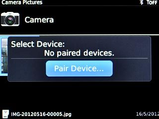 If you select Pair Device...: