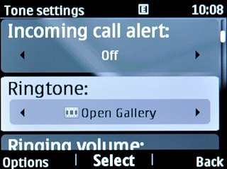 If you select Open Gallery: