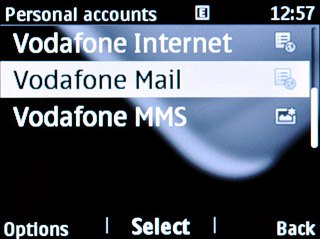 Highlight the required data connection and press Options.