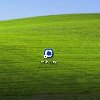 Start the program Nokia Suite on your computer.
