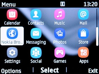 Scroll to Nokia Bro... and press the Navigation key.