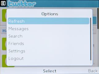 Scroll to Refresh and press the Navigation key.You can find the status updates of your friends next to their names.