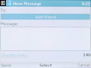 Scroll to Add friend and press the Navigation key.Follow the instructions on the display to add a recipient.