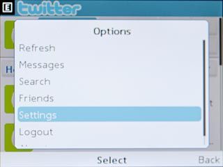 Scroll to Settings and press the Navigation key.Follow the instructions on the display to select settings.