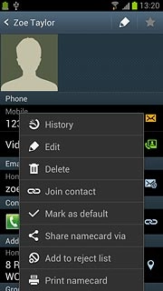 Press Join contact.