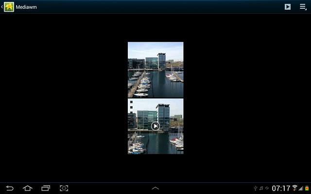 Go to the required folder.Press and hold the required file to select it.