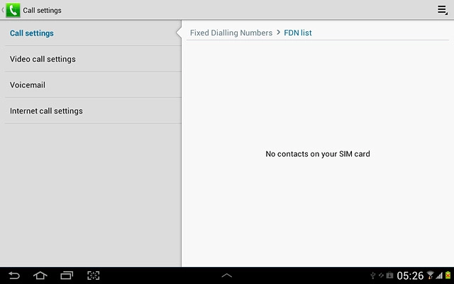 Press the settings icon.