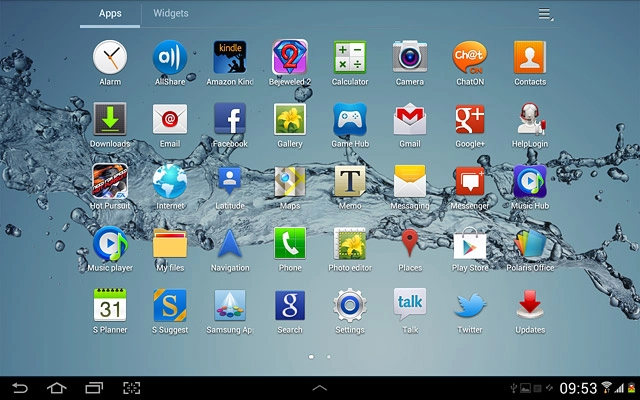 No matter what you’re doing on your device, you can return to standby mode at any time by pressing the home icon.