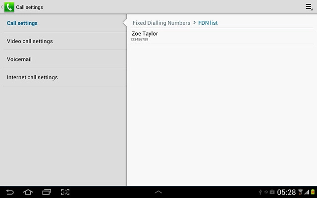 Press the home icon to return to standby mode.