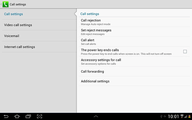Press Additional settings.
