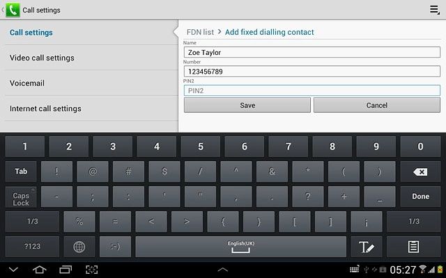 Press PIN2 and key in your PIN2.