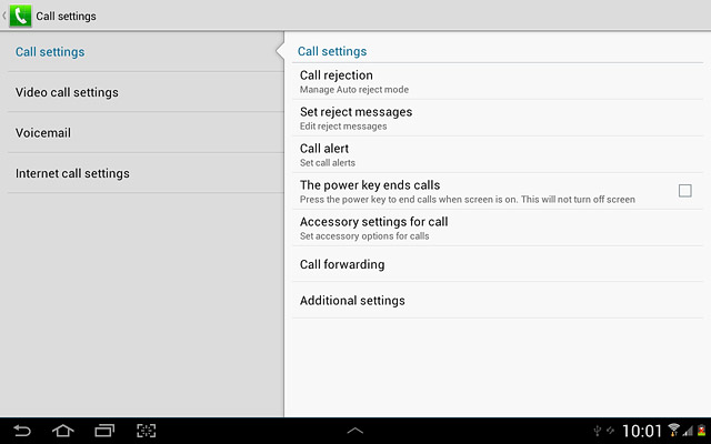 Press Additional settings.