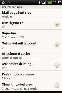 When the field next to the menu item is ticked (V), the function is turned on.