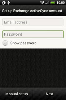 Press Password and key in your password.