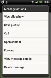 Press Delete message.