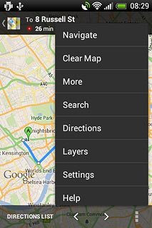 Press Clear Map.