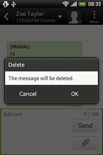 Press OK to confirm.