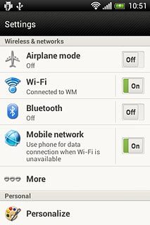Press Mobile network.