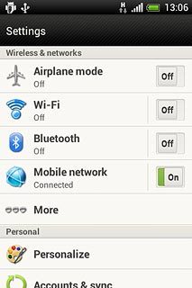 Press Wi-Fi.