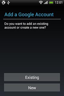 Press Existing.