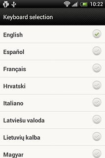 When the field next to a language is ticked (V), it's added.