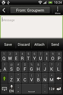 Press the writing language icon.