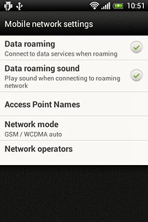 Press Network mode.