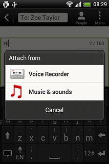 Press Music & sounds.