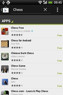 Press the required app.