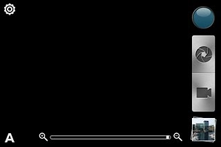 Press the scene mode icon.