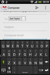 Press Compose email.Write the required text.