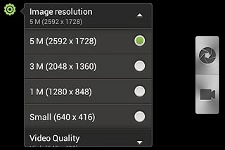Press the required resolution.