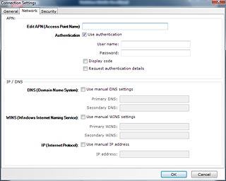 Highlight the field next to Edit APN (Access Point Name) and key in hs.vodafone.ie