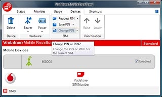 Click Change PIN.