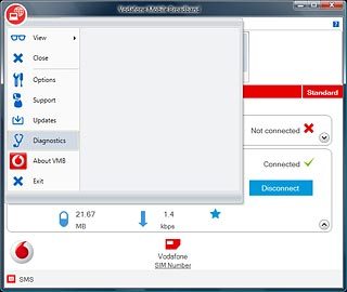 Click Diagnostics.