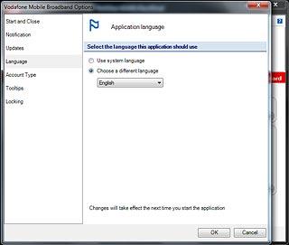Click Language.