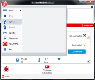 Click Options.
