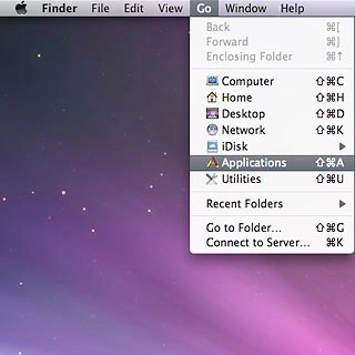 Click Applications.