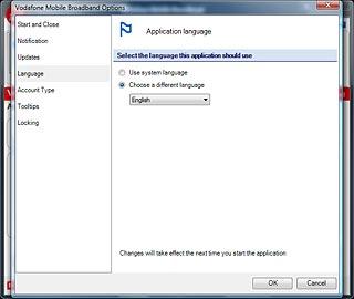 Click Language.