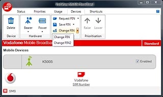 Click Change PIN.