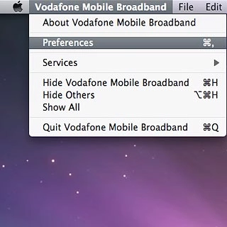 Click Preferences.