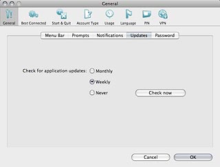 Click Check now.Follow the instructions on the screen to update the data card application.